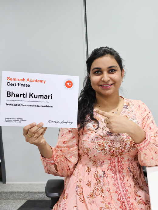 Bharti Kumari - Content Writer